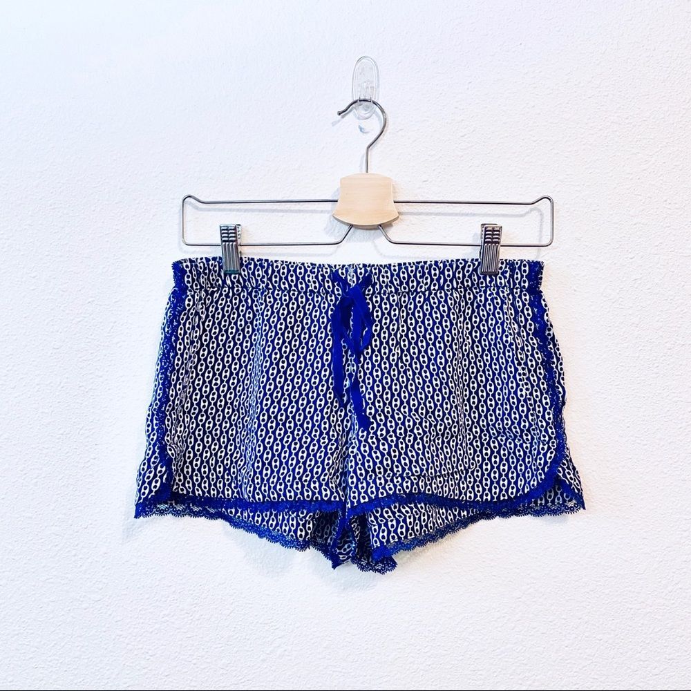Victoria’s Secret Sateen Sleep Shorts Blue XS